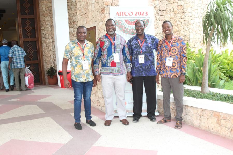 Danjire team members at the AITCO 2023 Africa International Translation Conference in Mombasa