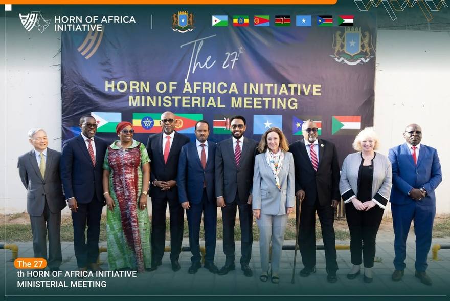Delegates at the 27th Horn of Africa Initiative Ministerial Meeting